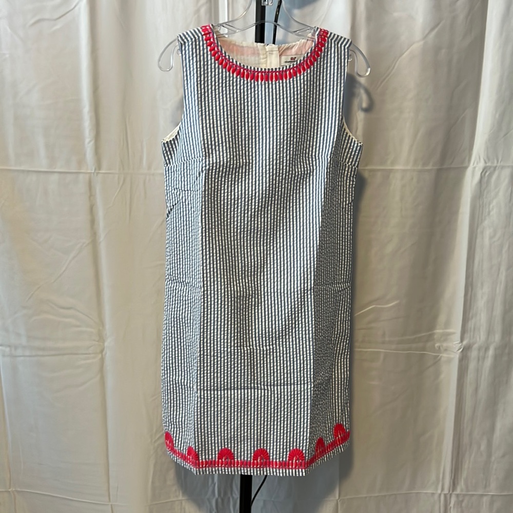 Vineyard Vines Seersucker girls dress size 10
